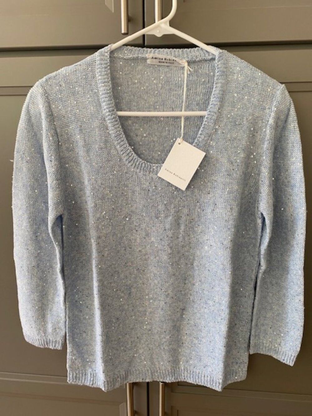 Amina Rubinacci Salsa Sweater Tag 42 (US size Small) NEW in Bag